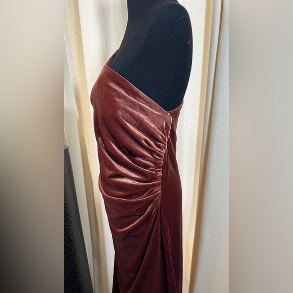 Revelry Maxi One Shoulder Dress Sz 14 Prom/Formal - Picture 3 of 4